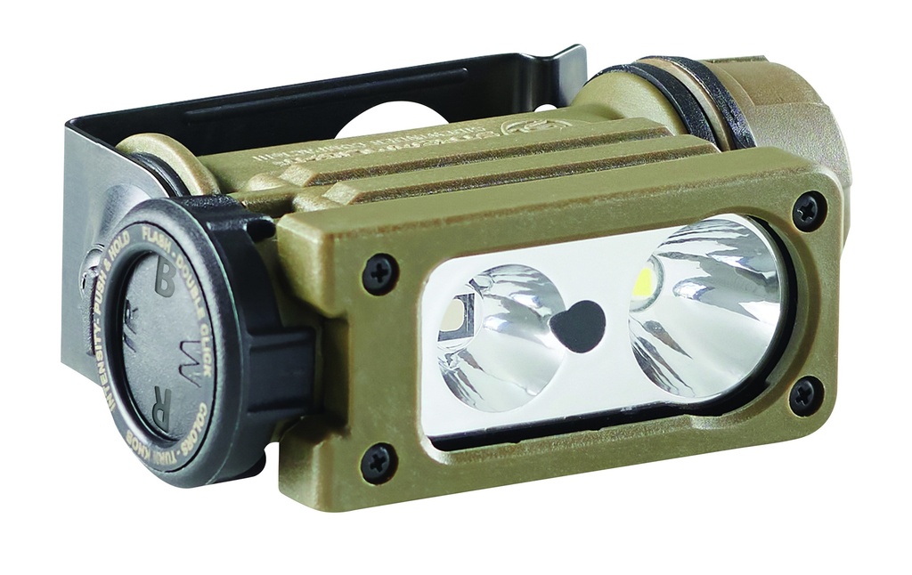 Streamlight Sidewinder Compact III Military Model - White, Red, Blue, IR LEDs - Includes (1) AA alkaline battery and (1) CR123A lithium battery - Box