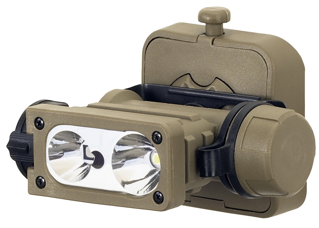 Streamlight Sidewinder Compact III Aviation Model - White, Green, Blue, IR LEDs - Includes NVG mount (works with HGU-84 rotary wing aircrew helmet), (1) AA alkaline battery and (1) CR123A lithium battery - Box
