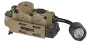 Streamlight Sidewinder Stalk - Includes Helmet Clip (attached to light), ARC Rail Assy, Arc Rail Mount, (1) CR123A & "AA" Alkaline battery - Mailer - Coyote