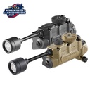 Streamlight Sidewinder Stalk - Includes Helmet Clip (attached to light), E-Mount, (1) CR123A & "AA" Alkaline battery - Box - Coyote