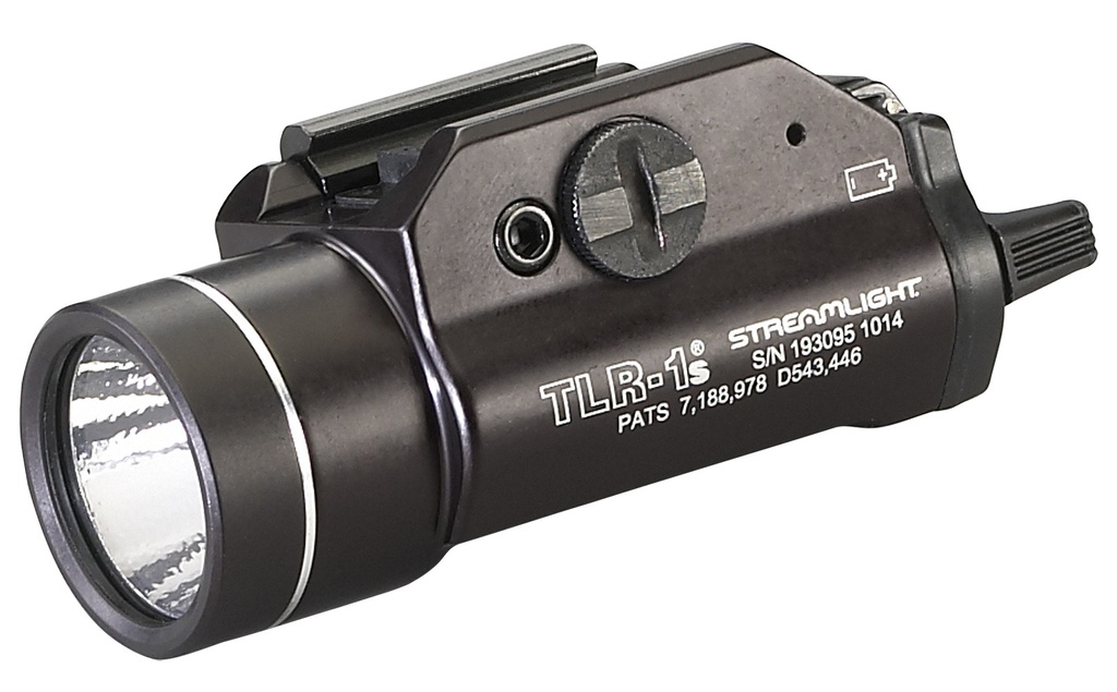 Streamlight TLR-1s Earless screw - Includes Rail Locating Keys and lithium batteries - Box