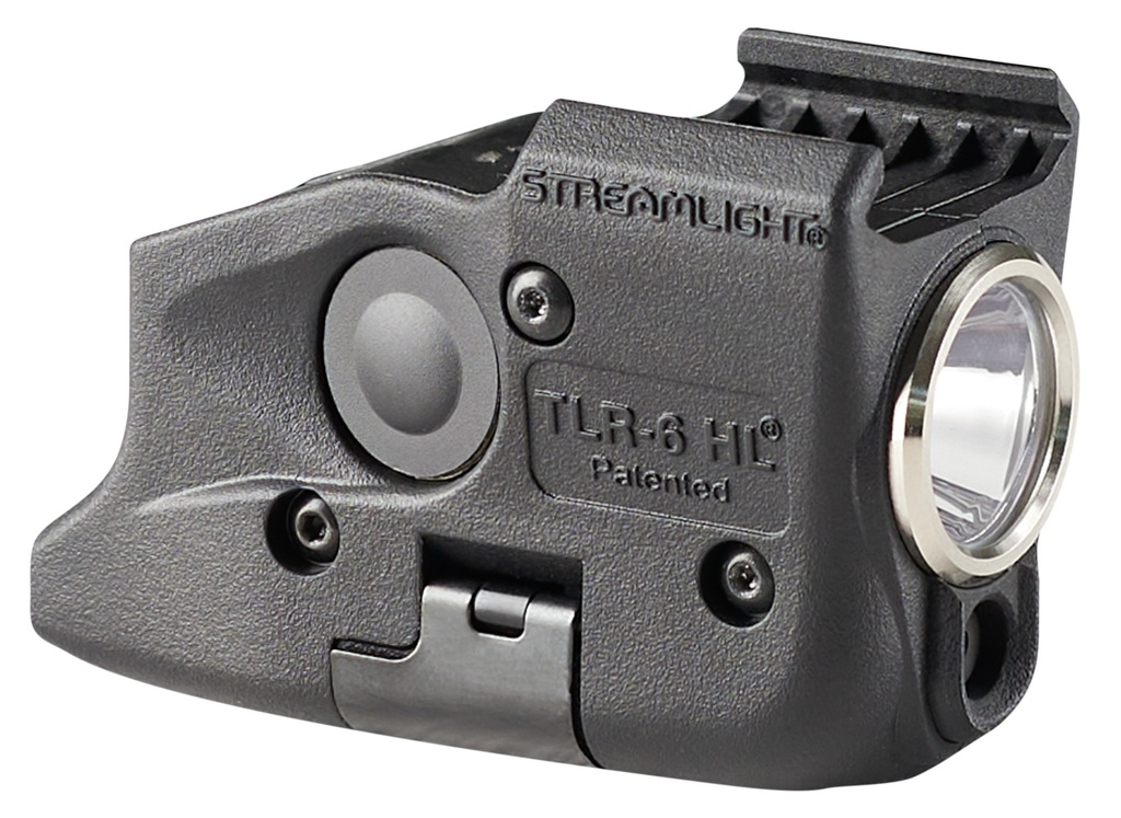 Streamlight TLR-6 HL (GLOCK® Rail Mount) White LED / Red Laser - Includes (3) SL-B2 batteries and charger - Black