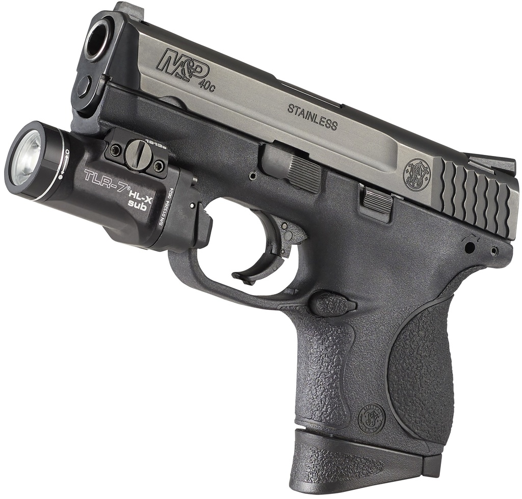 Streamlight TLR-7 HL-X sub USB (1913) - Includes mounting kit with key, multi-tool and (1) SL-B9 Li-ion rechargeable battery pack and USB-C cord - Black