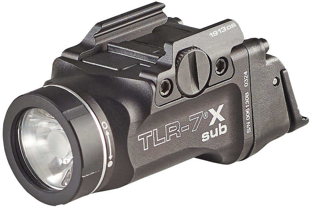 Streamlight TLR-7 X sub (1913OS) - Includes mounting kit with key, multi-tool and (1) CR123A lithium battery