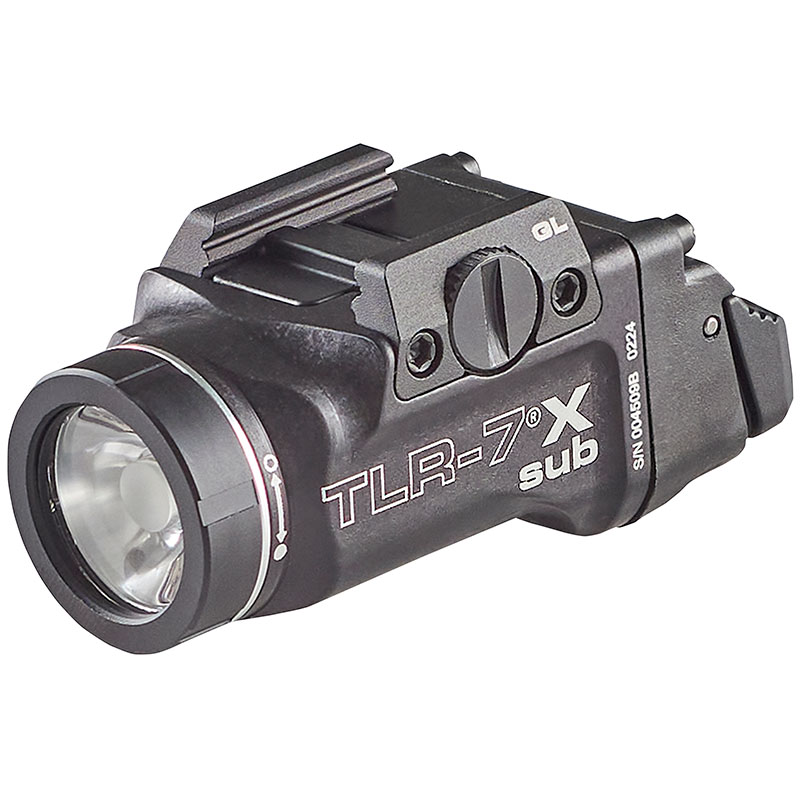Streamlight TLR-7 X sub USB (SIG SAUER® P365®/XL closed rail systems*) - Includes mounting kit with key, multi-tool, (1) SL-B9 Li-Ion rechargeable battery pack and USB-C cord Please Note: Does not fit the P365® XMACRO