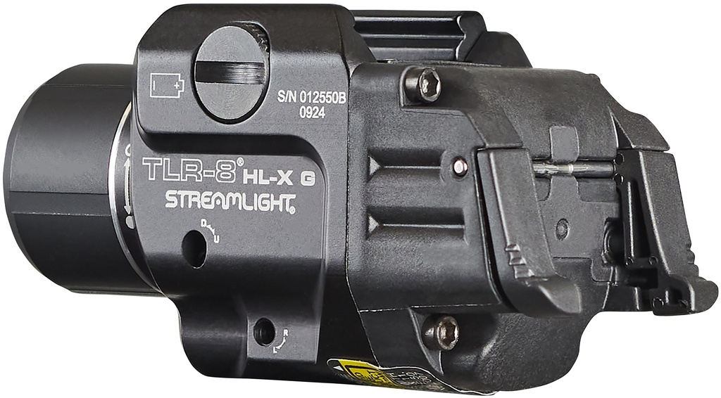 Streamlight TLR-8 HL-X G USB – Includes high and low switches, (1) SL-B9 rechargeable battery pack, USB-C cord, multi-tool and key kit - Box