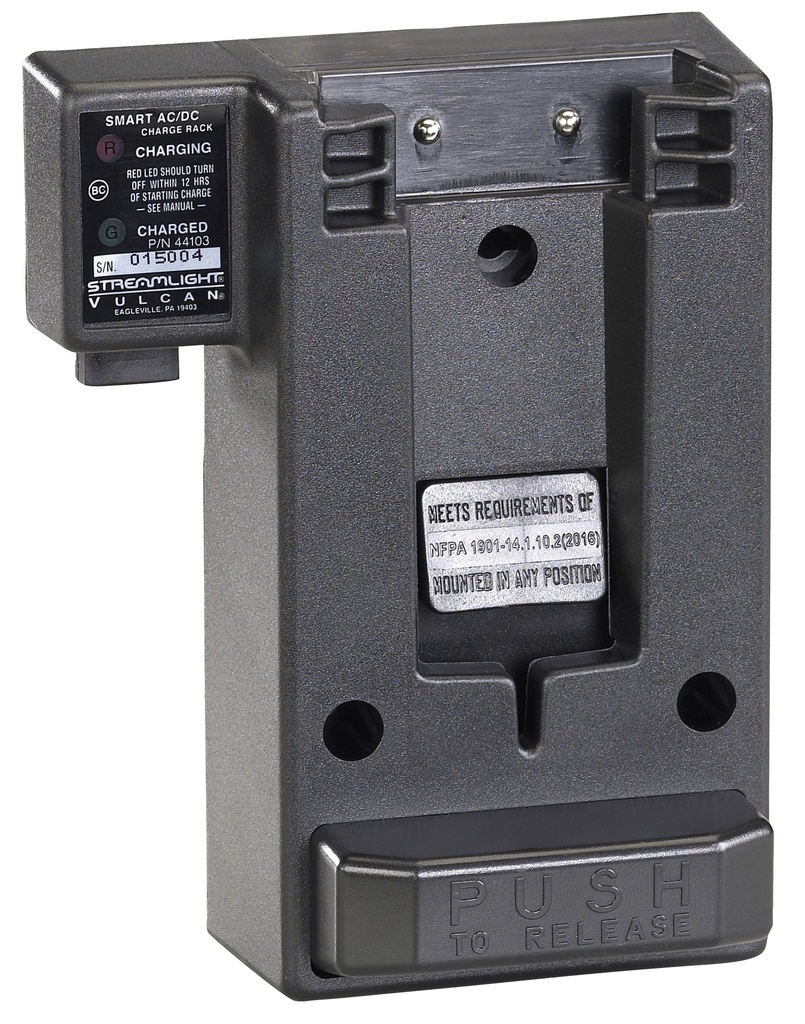 Streamlight Charging Rack AC/DC Smart Charge (Vulcan Series) Black
