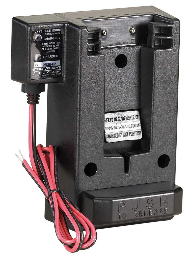 Streamlight Direct Wire 12V DC Mounting Rack (Vulcan Series) Black