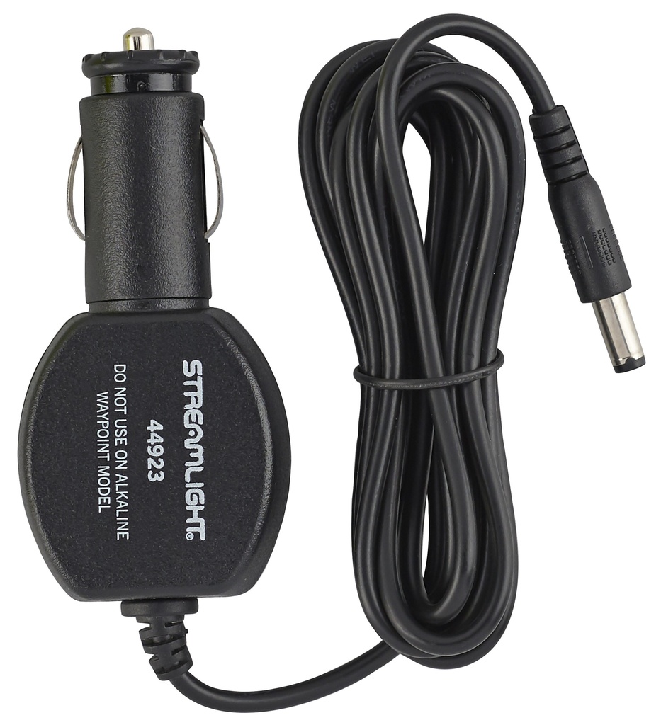 Streamlight 12V DC Cord - Waypoint 400/Super Siege/BearTrap/Li-ion Bank Charger