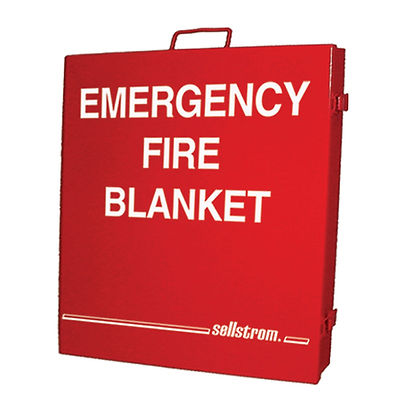Fire Blanket and Cabinet,Fiberglass