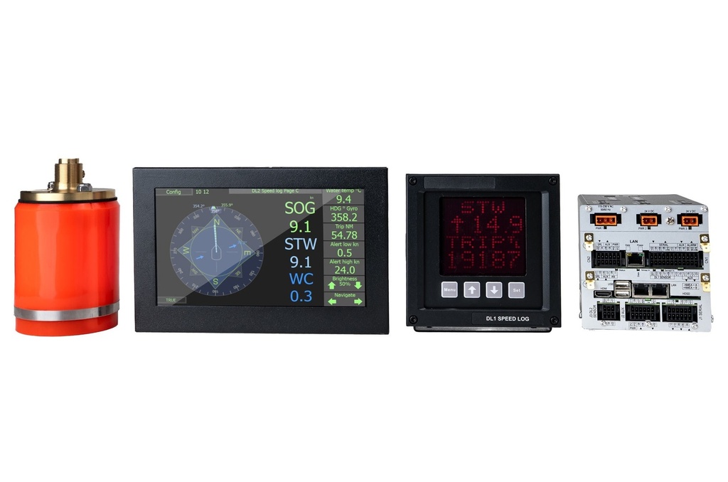 SKIPPER DL21 dual and single axis speed log