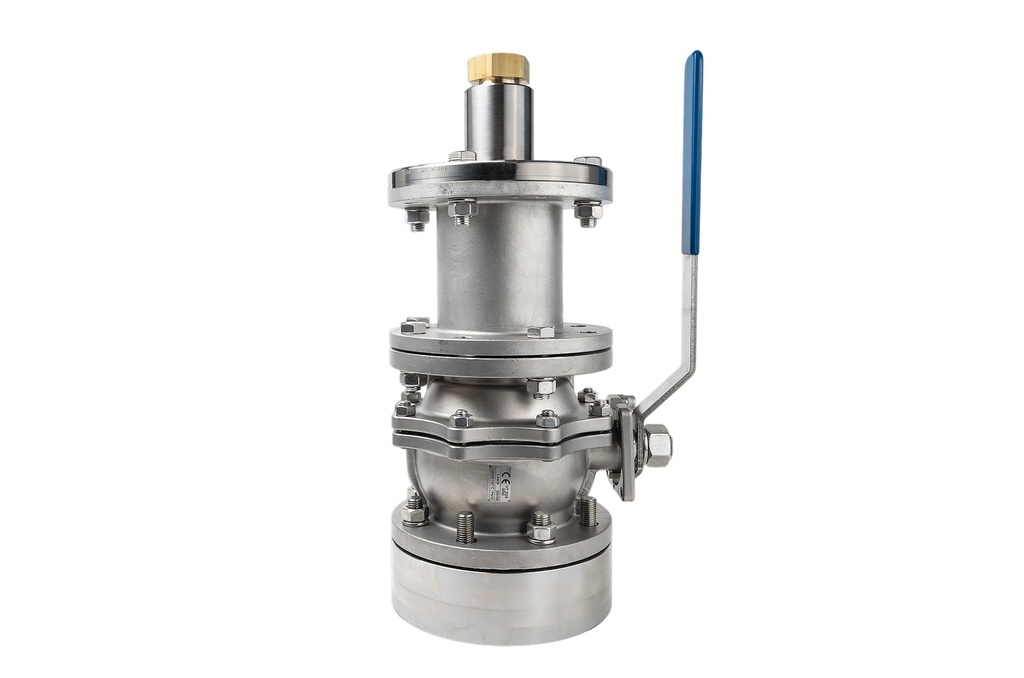 SKIPPER SB-100-SB 100 mm ball valve for single bottom