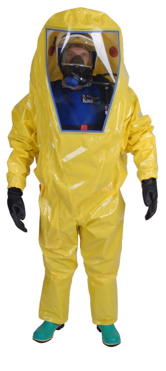 Respirex GTL Disposable Suit In Yellow Laminate Material