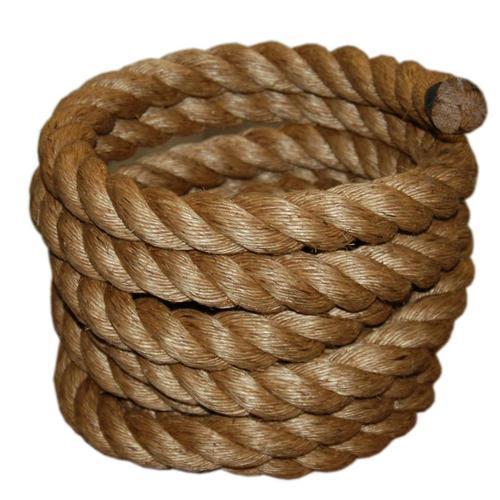 Manila Swing Rope, 1-1/4" With Knots 3" Apart, 15m