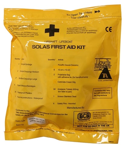 Solas Liferaft/Lifeboat First Aid Kit