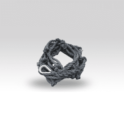 Billy Pugh Polypropylene Knotted Escape Rope 1/4″ with knots  2"