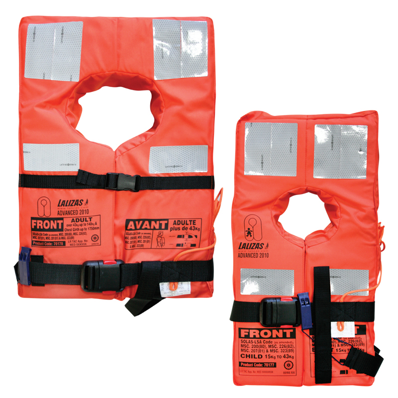 LALIZAS Foam Lifejacket Advanced, SOLAS/MED, Adult