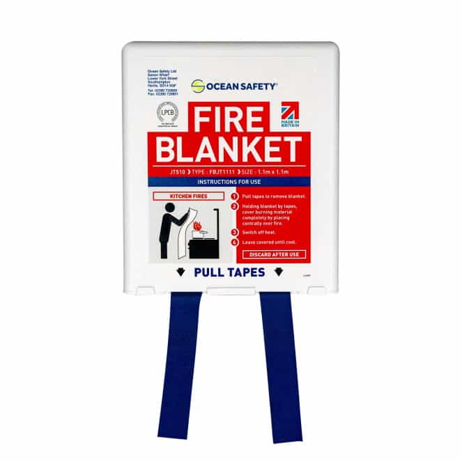 Fire Blanket - Compact - 1.1m x 1.1m