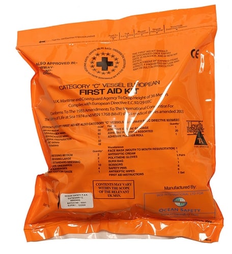 Ocean Safety Cat.C First Aid Kit Soft Pack