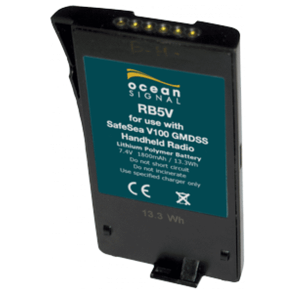 Ocean Signal RB5V Rechargeable Lithium Polymer battery pack for V100