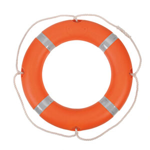 RONGSHENG Lifebuoy Ring 2.5kg Code RS5555-I, SOLAS w/Retroreflective Tape, EC/MED