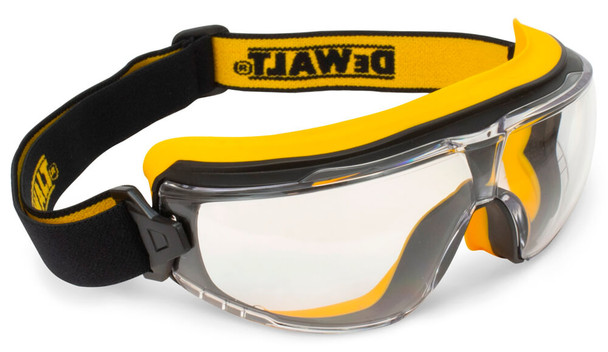 DeWalt DPG84-13D Insulator Goggles - Yellow Frame - Clear Anti-Fog Lens