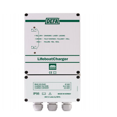 DEFA Lifeboat Charger 42VDC 2x5A