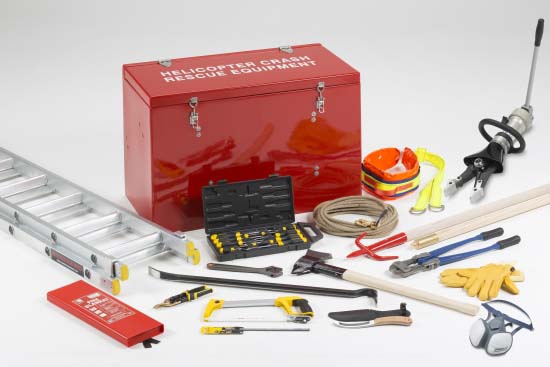 Helicopter Crash Rescue Locker  H1/H2 Package