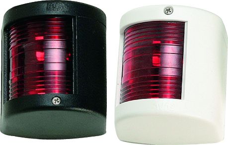 Eval Port Light Red 12v/10w 112.5° - White