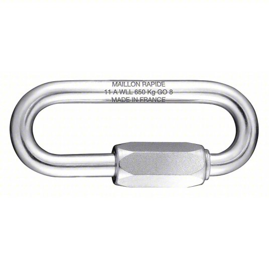MAILLON RAPIDE Thread-Locking Quick Link: 5/16 in Trade Size, 1,540 lb Working Load Limit