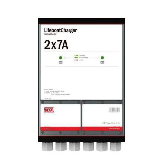 DEFA Lifeboat Charger 36-62VAC 2x7